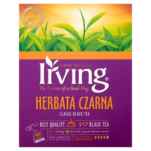 Čierny čaj 200 g (100 vrecúšok) Irving