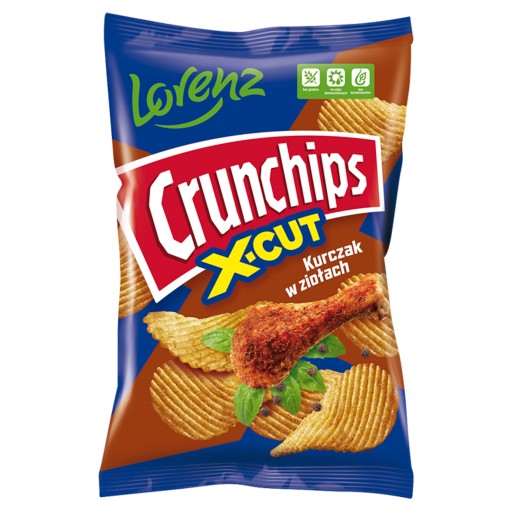 Crunchips X-Cut Chicken s bylinkami 140g