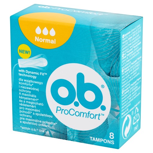 O.B. PROCOMFORT NORMAL TAMPÓNY 8 KS
