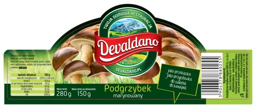 Devaldano Marinovaný bobkový hríb 280 g