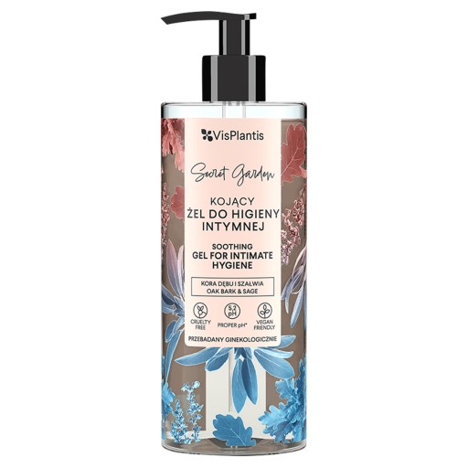Vis Plantis Gél na intímnu hygienu Dubová kôra + šalvia 300 ml