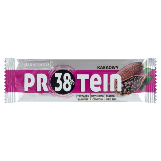 BAKALLAND Kakaová proteínová tyčinka bez cukru 35 g