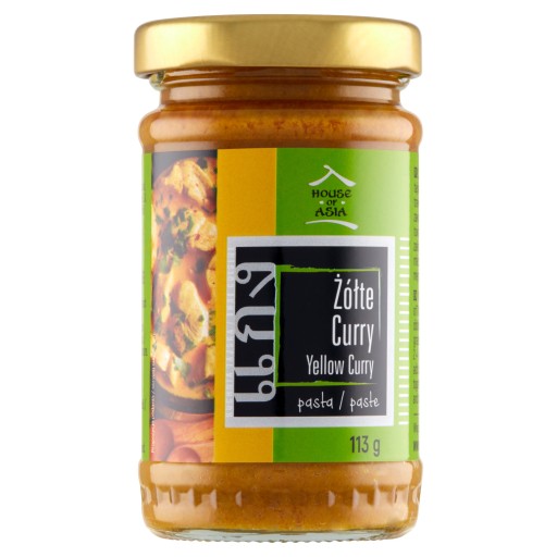 Žltá kari pasta 113g - Dom Ázie