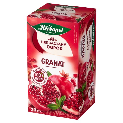 Herbapol Čaj Herbaciany Ogród Granat 20tb