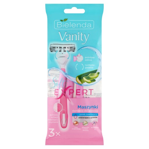 Bielenda Vanity Soft Expert Dámske holiace strojčeky, 1 balenie - 3 ks