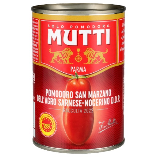 San Marzano Mutti celé paradajky bez šupky 400 g