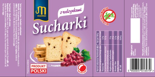 Mamut sucháre s hrozienkami 42 g