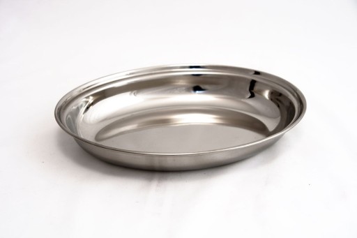 OVÁLNY NEREZOVÝ TANIER, 30CM