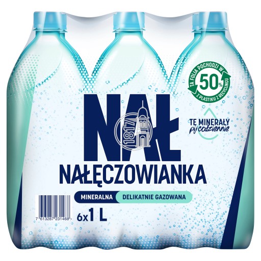 Nałęczowianka, mierne sýtená 6x1l