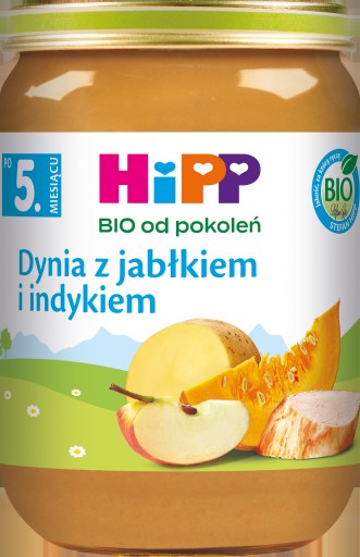 Tekvica s morkou po 5 mesiacoch HiPP BIO 190g