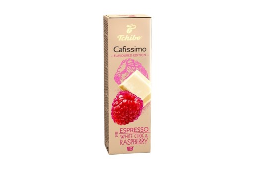 TCHIBO CAFISSIMO kávové kapsuly Malina & Biela čokoláda 10 ks