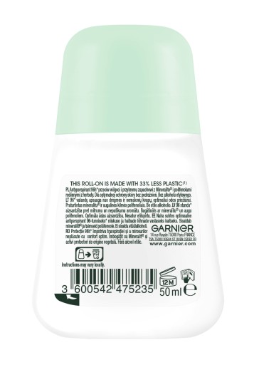 Deo roll-on Garnier Mineral Action Control 96h
