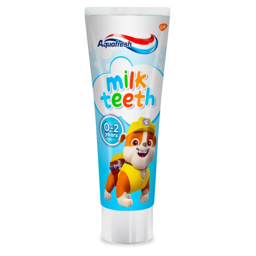 Zubná pasta Aquafresh pre deti 0-2 mliečne zúbky