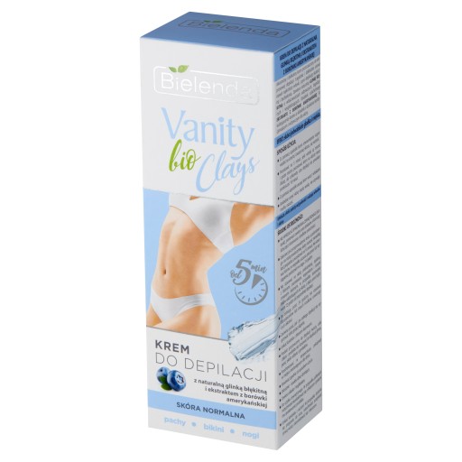 Bielenda Vanity Bio Clays depilačný krém 100 ml