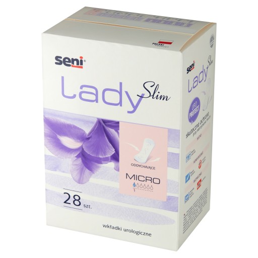 SENI LADY SLIM MICRO urologické vložky 28 ks.