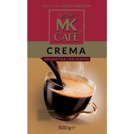 MK Cafe Crema mletá káva 500g - Zamatová a jemná