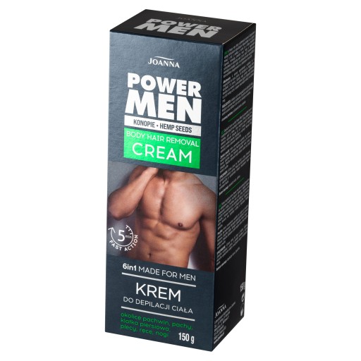 JOANNA Power Men Telový depilačný krém 6v1 150g