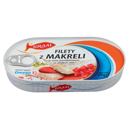 GRAAL Filety z makrely v paradajkovej omáčke 170g