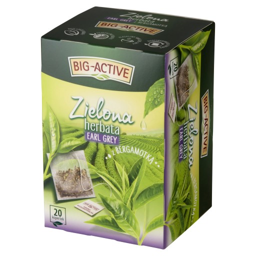 BIG ACTIVE Green 20tb Earl Grey Bergamot