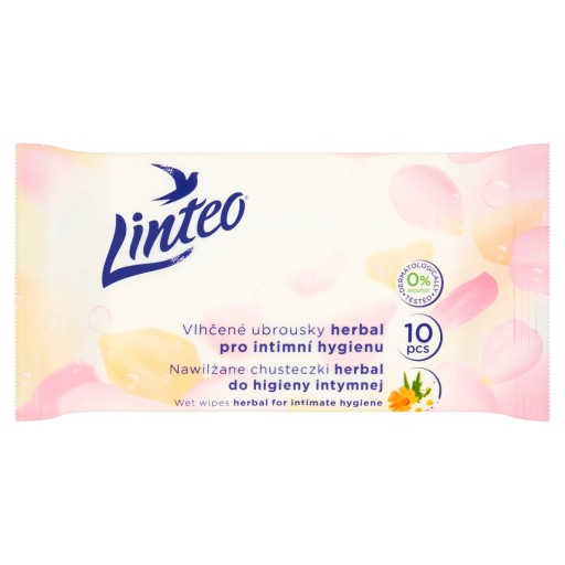 LINTEO VLHČENÉ ZÁBALY PRE INtímnu HYGIENU A'10