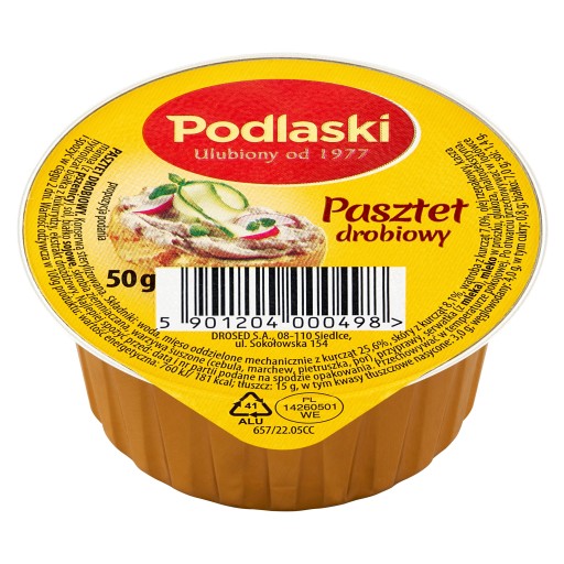 Hydinová paštéta Podlaski 50g