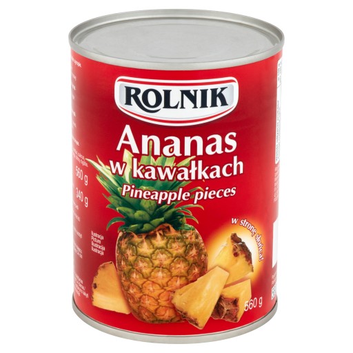 Farmársky ananás kúsky v cukrovej omáčke 580 ml