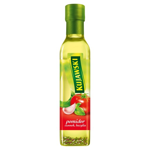 KUJAWSKI OLEJ S RAJČINAMI, CESNAKOM A BAZALKOU 2x 250ml