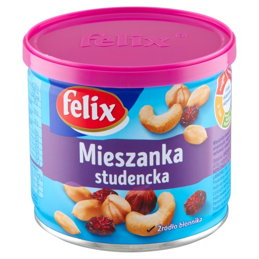 Felix Student Mix 3 druhy orechov a hrozienok 140g