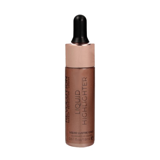 Makeup Revolution Liquid Highlighter Luster Gold tekutý rozjasňovač
