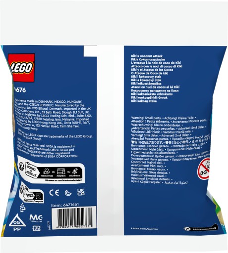 LEGO Sonic the Hedgehog 30676 Sonic the Hedgehog - Kiki a kokosový útok