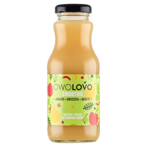 OWOLOVO Smoothie Hruška Egreš 250ml