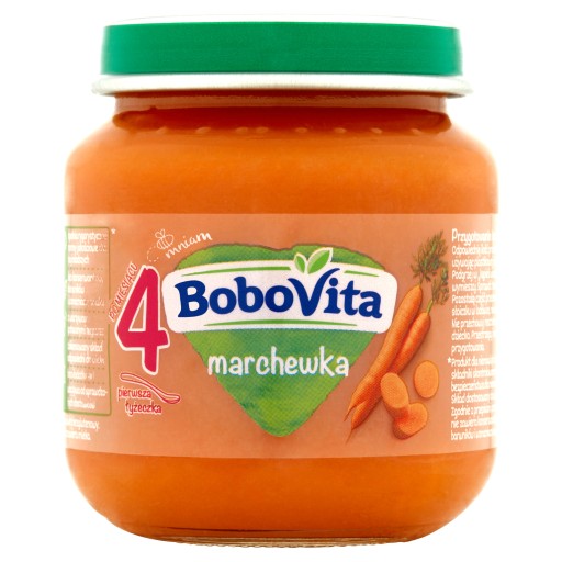 BoboVita Mrkva po 4 mesiacoch 125 g