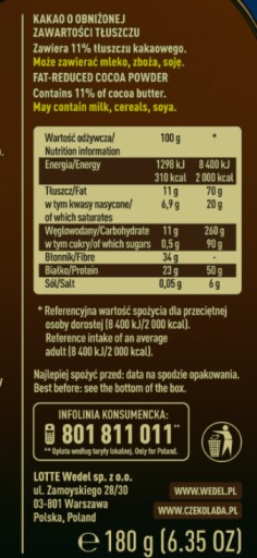 WEDEL TMAVÉ KAKAKO Z GHANY 180g