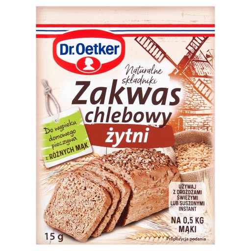 DR OETKER Ražný chlebový kvások 15g