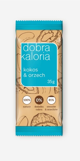 Kokosovo-orechová ovocná tyčinka 35g Dobrá kalória