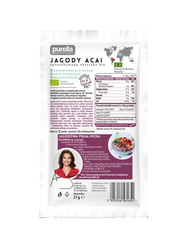 Purella Superfoods ACAI BIO Bobule 21 g