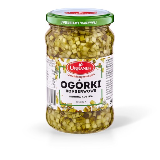 Urb.Ogórki zápory. kocka 340 g
