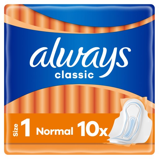 Vždy hygienické vložky s krídelkami 10 ks