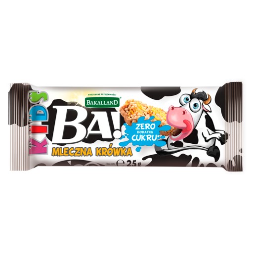 BAKALLAND BA! KIDS Fudge cereálna tyčinka 25 g