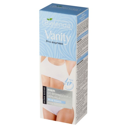 Vanity Pro Express krém na expresnú depiláciu suchej pokožky Blue Agava 75