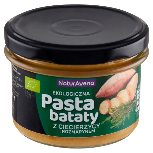 CÍCENOVÁ PASTA SO SLADKÝMI HRNČAMI A ROZMARÍNOM BIO 185 g - NATURAVENA