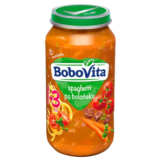 BoboVita Junior Špagety Bolognese 1-3 roky 250 g