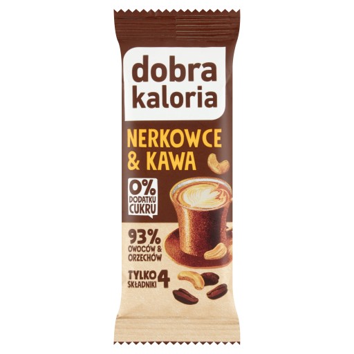 Ovocná tyčinka káva a oriešok 35g Dobrá kalória