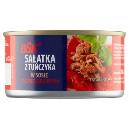 TUniakový šalát v paradajkovej omáčka 185g B&K