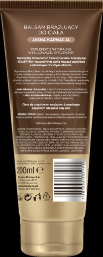 KOLASTYNA LUXURY BRONZING BRONZING LOTION FAIR SKIN 200ml