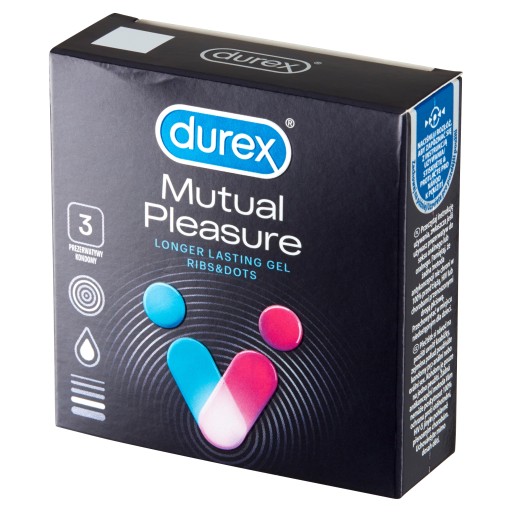 DUREX Kondómy pre vzájomné potešenie 3 ks