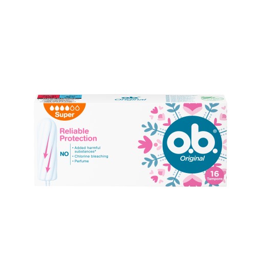 J&J Tampóny OB ORIGINAL Super 16 ks