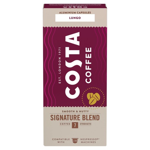 Kapsule pre Nespresso Costa Lungo Signature 10 ks