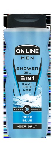 ON LINE PÁNSKY SPRCHOVÝ GÉL HLOBOKOMODRÝ 3V1 410ML