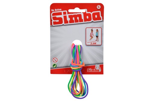 GUMA SKOKÁ 250 CM, VIAC FAREBNÁ SIMBA